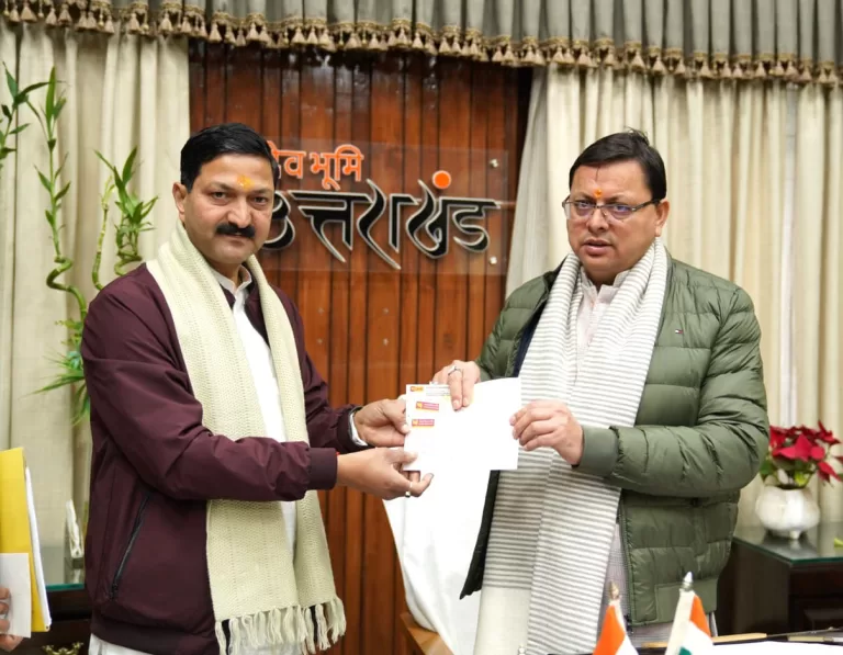 Breaking : सीएम ने अजेंद्र अजय क़ो जोशीमठ के लिए दी महत्वपूर्ण जिम्मेदारी