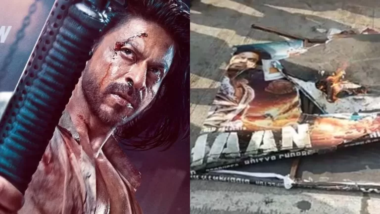 Pathaan Flim : सिनेमाघरों के बाहर लोगों का ‘पठान’ के खिलाफ विरोध प्रदर्शन