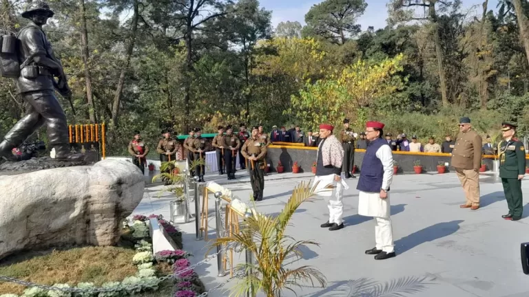 Rajnath Singh : रक्षा मंत्री ने किया शौर्य स्थल का लोकार्पण