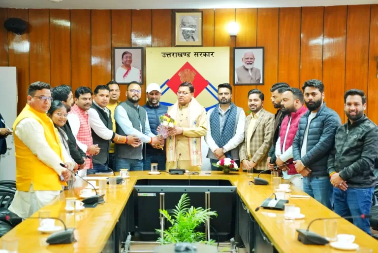 Bharatiya Janata Party Youth Front : के पदाधिकारियों ने CM का किया आभार व्यक्त