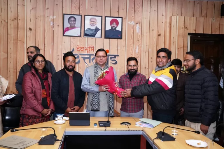 CM Met Unemployed union : मुख्यमंत्री धामी ने की बेरोजगार संघ से मुलाकात