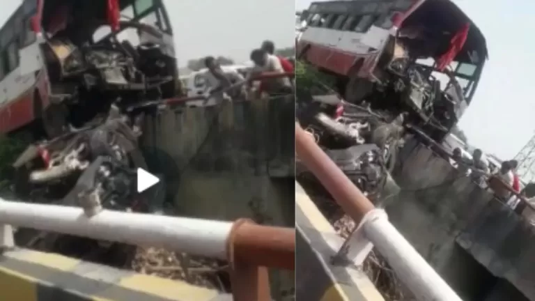 Noida Road Accident : रोडवेज बस और मर्सिडीज कार की टक्कर, 15 लोग घायल