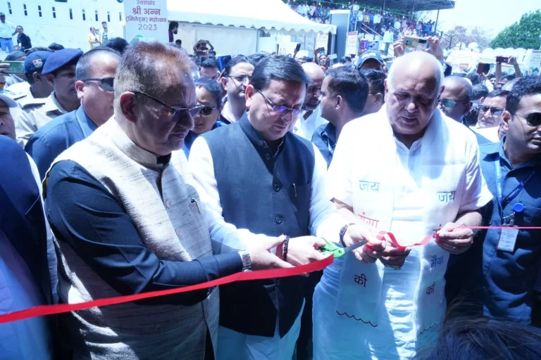 Anna Utsav 2023 : मुख्यमंत्री धामी ने श्री अन्न महोत्सव 2023 का किया शुभारंभ