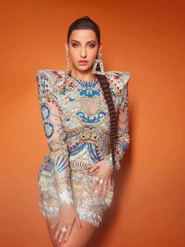 Nora Fatehi pulls off a gorgeous embellished dress