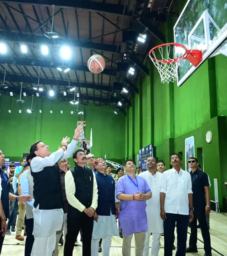 Sub junior national basketball championship : का मुख्यमंत्री धामी ने किया शुभारंभ